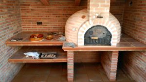 asador de ladrillo